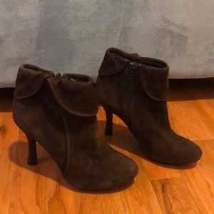 Brown Suede Bootie